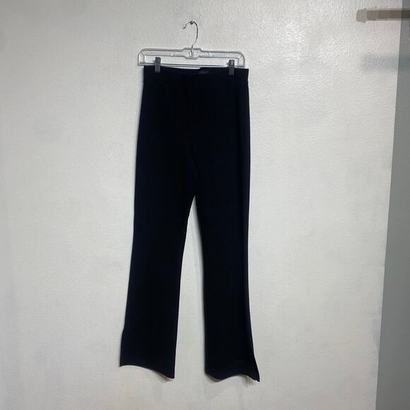 Sanctuary Black Ribbed Wide Leg Pants Sz L - Picture 9 of 12